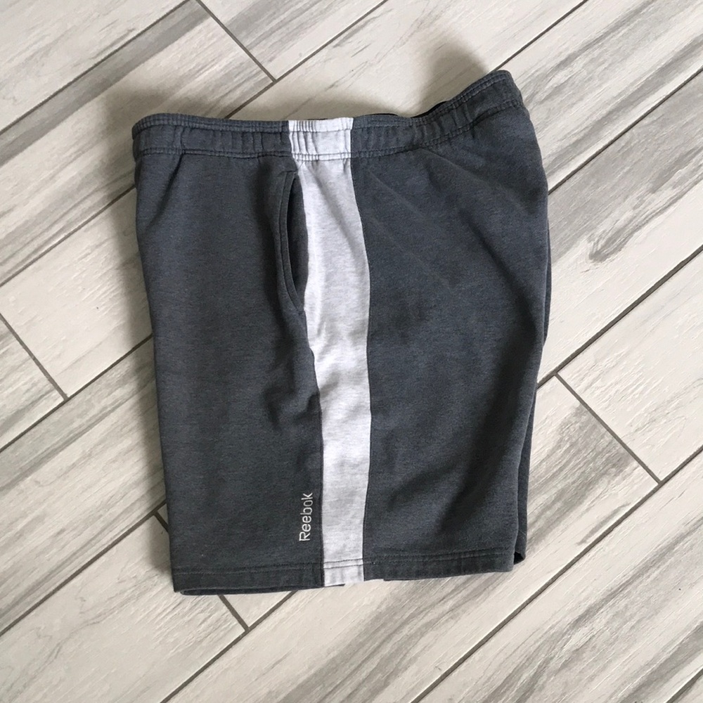 Reebok Mens Workout Grey Sweatpants Shorts | XL